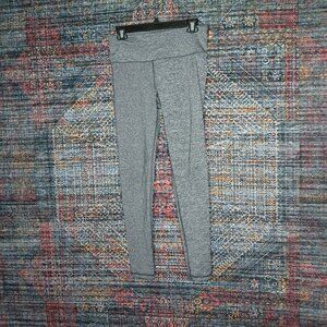 VSX womens heathered gray compression leggings S EUC